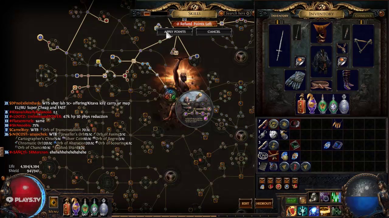 [PoE 3.0] Full Clear T11 Shaped Racecourse - Full Elemental Conversion Bladefall Totems Inquisitor