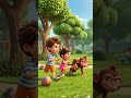 "The Naughty Monkey and the Little Elephant" 😄#shorts explore new trend #cartoon #funny Video