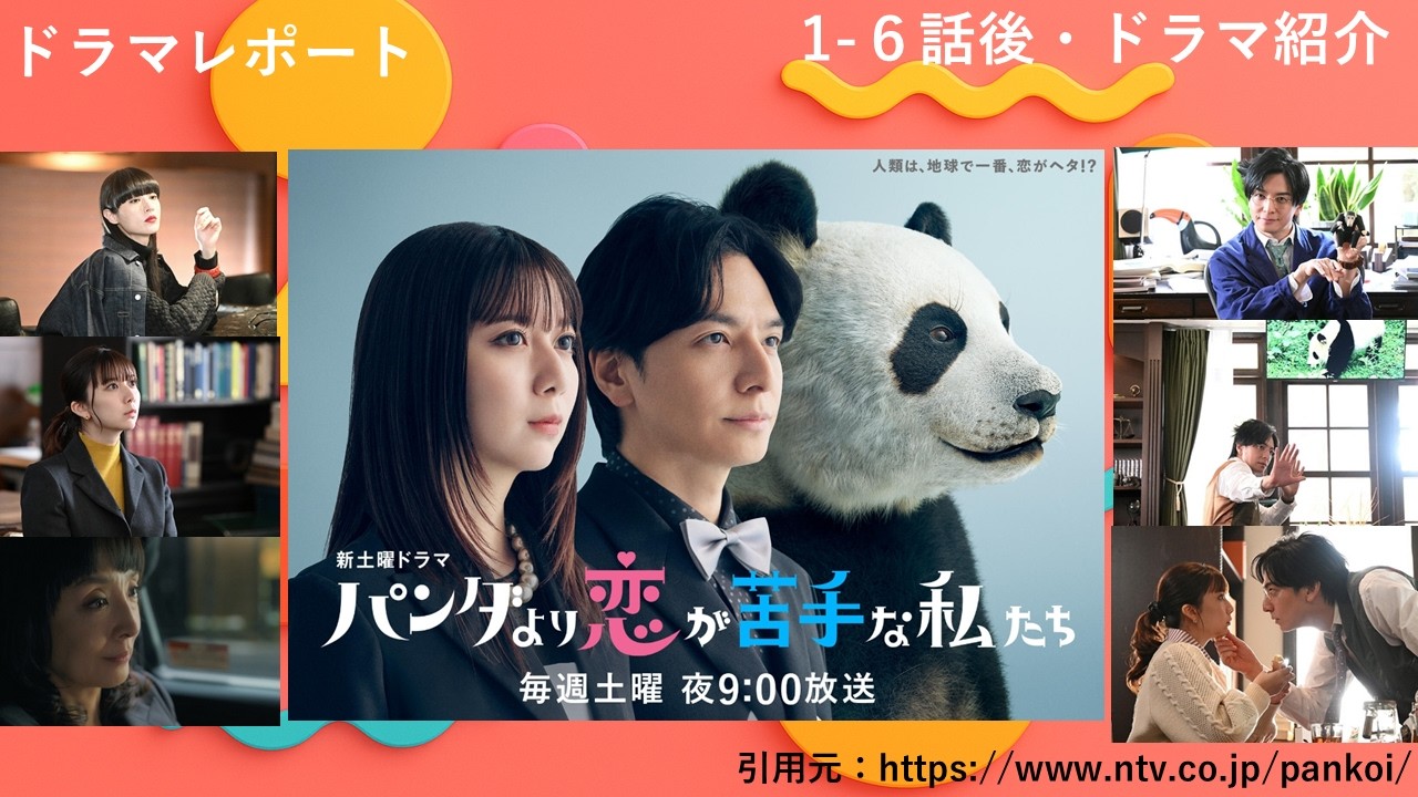 土9「パンダより恋が苦手な私たち」1-6話後・ドラマ紹介 ドラマレポート