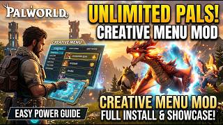 How to Install the Creative Menu Mod in Palworld | Spawn ANY Pal!
