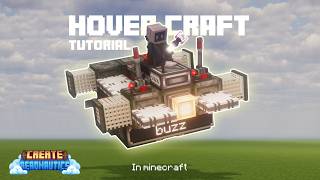 Create Aeronautics Hovercrraft Tutorial #minecraft #createaeronautics