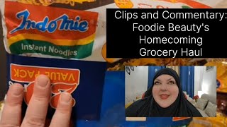 Clips and Commentary: Foodie Beauty's Homecoming Grocery Haul
