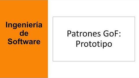 Patrones GoF - Prototipo
