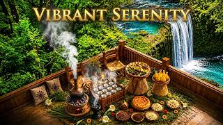11 Hours Ethiopian Coffee Ceremony ☕🌿/ Relaxing Tizita Ambience by the Waterfall 