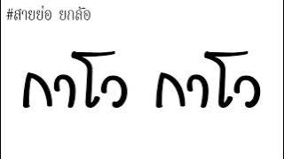 เพลง กาโว กาโว (DJ.SR) รีมิกซ์