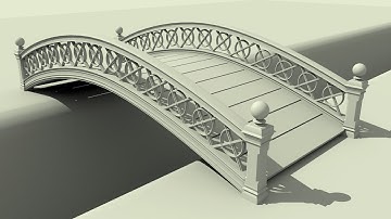 How to model a Bridge in Autodesk Maya.