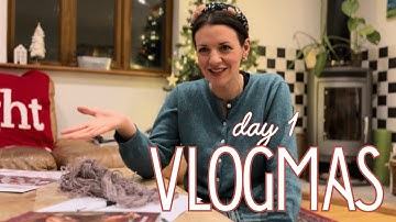 🎄⭐️ VLOGMAS Day 1: What is Vlogmas + Making an Advent Calendar | Slow living Christmas Season 🎄⭐️