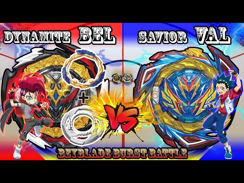 【Super Large Stadium】 다이너마이트 벨리알(<strong>Dynamite</strong> Belial) vs 세이비어 발키리(Savior Valkyrie) 【베이블레이드 버스트】