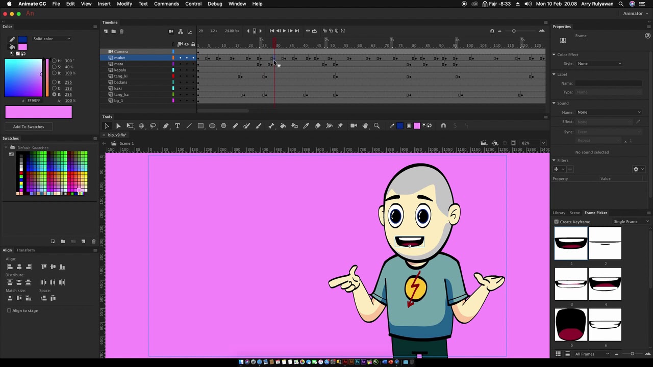  Animasi  Sederhana  dengan Adobe Animate YouTube
