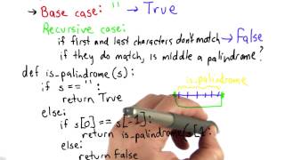 Palindromes Solution - Intro to Computer Science