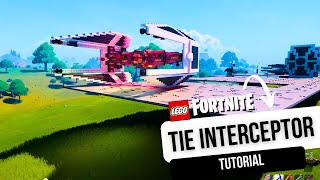 How To Build the TIE Interceptor - @LEGOFortnite @StarWars