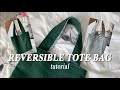 DIY reversible tote bag tutorial // @conceptsbynikki