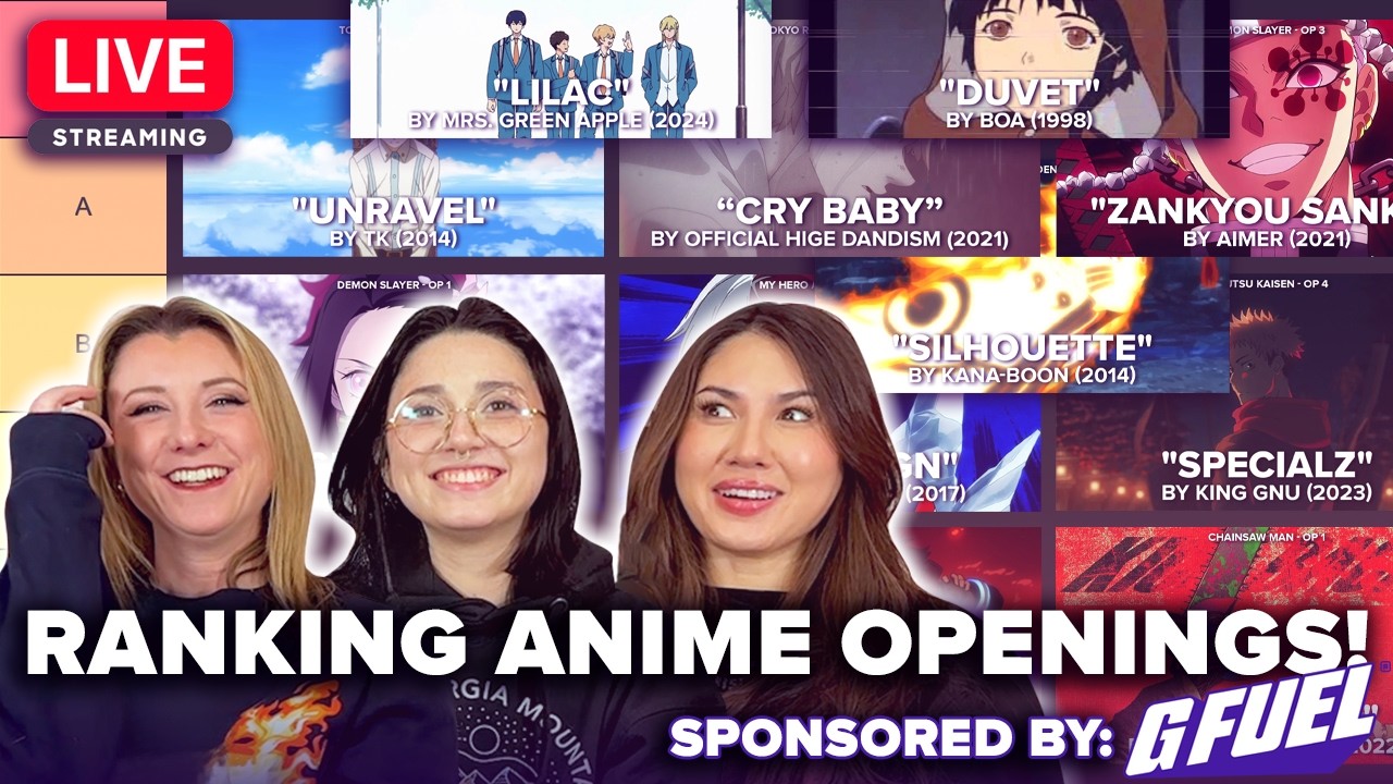 Ranking Top Anime Openings! 🎶🔥 Most Streamed (2026) Tier List Livestream