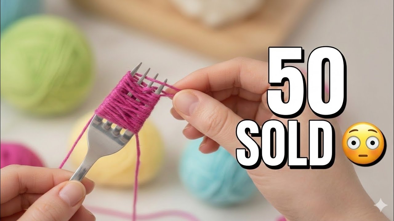 Can You Believe I Make Them From Fork and Yarn and Sell Them a lot 💵