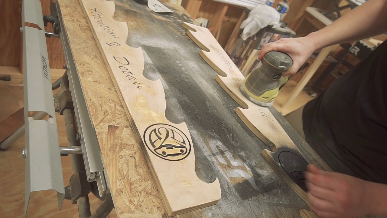 Making a Custom Distressed Vinyl Roll Rack In Under 3 Minutes