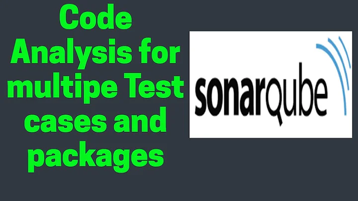 Code analysis with sonarqube for multiple test cases in a maven project | sonarqube code analysis |