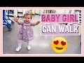 11 MONTH OLD LEARNS TO WALK! + SHOP WITH US