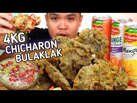 4KG CHICHARON BULAKLAK SOLO MUKBANG | PUTOK BATOK | @jockbin