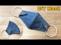DIY Face Mask from Jeans | Face mask sewing tutorial | Reuse old clothes