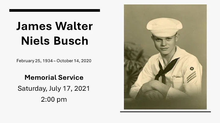 James Busch Memorial Service