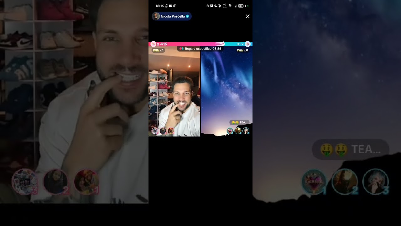 Nicola porcella live de tiktok 27/11/2024