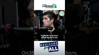 Ady Barkan's call for Medicare for All brings hearing to a stand still