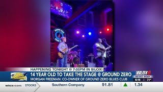 14-year-old receives encouraging words from Morgan Freeman ahead of Ground Zero performance