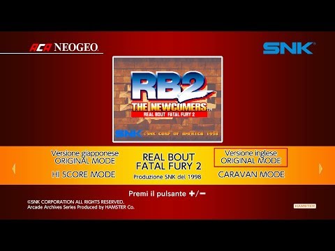 ACA NEOGEO Real Bout Fatal Fury 2 (Switch) First Look on Nintendo Switch - Gameplay