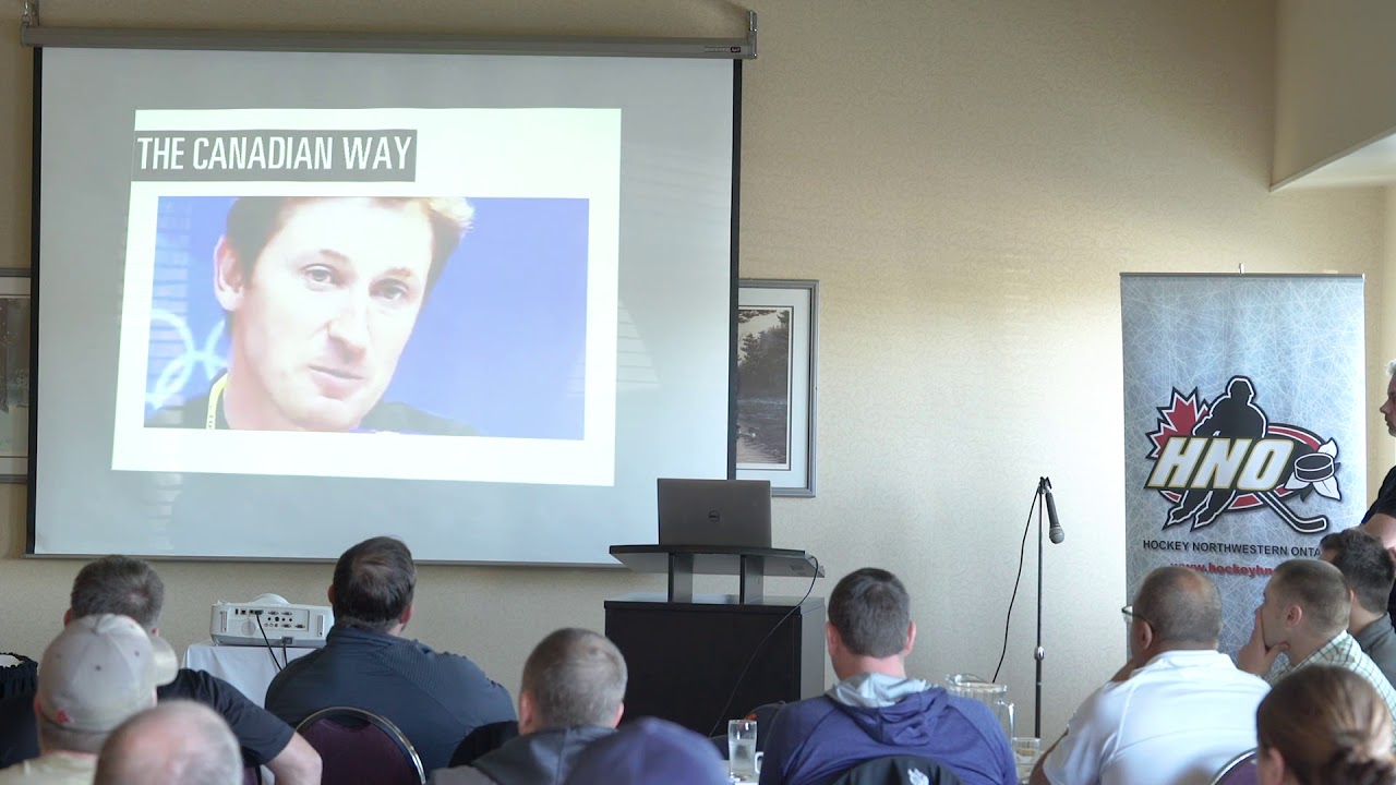Corey McNabb Hockey Canada presenting on Long Term Player Development
