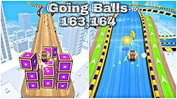 Going Balls - All Levels Gameplay (163,164) Android, iOS | Going Balls with GTG