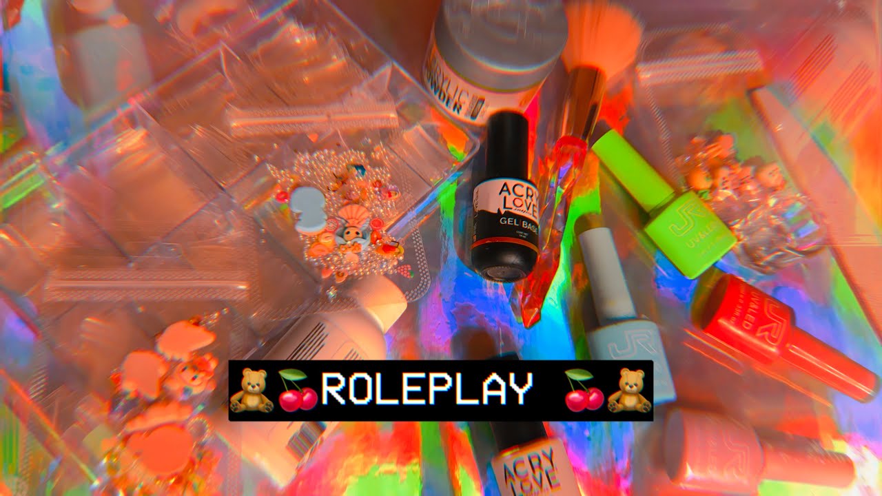 ROLEPLAY | Te pongo uñas acrílicas | Andrea ASMR 🦋