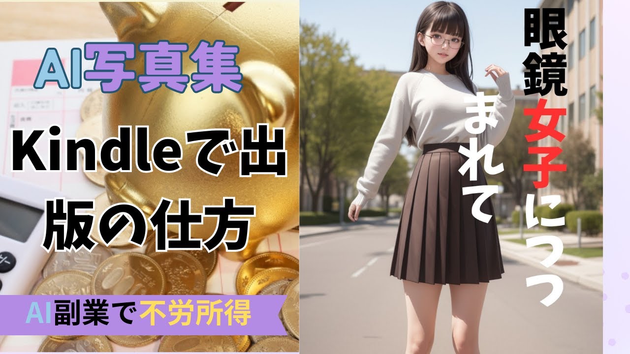 【AI副業】AI写真集を作成して「Amazon Kindle」で出版(販売)の仕方【不労所得】【AIで稼ぐ】