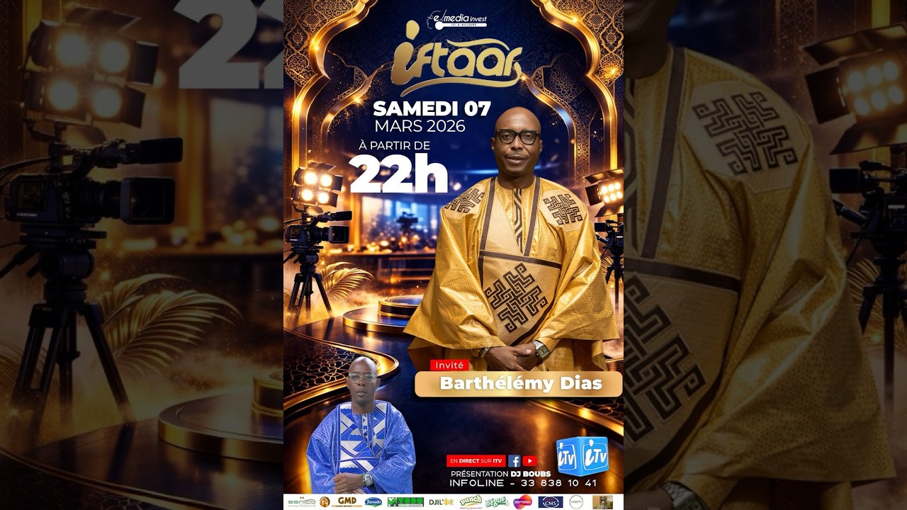 🛑 |DIRECT| IFTAAR  DU 07 MARS 2026 AVEC DJ BOUBS INVITE BARTHELEMY DIAS