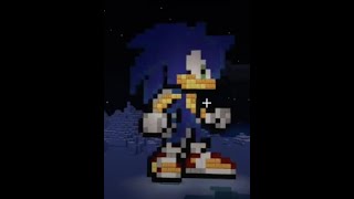 Minecraft:  How to Build an 8 Bit Sonic