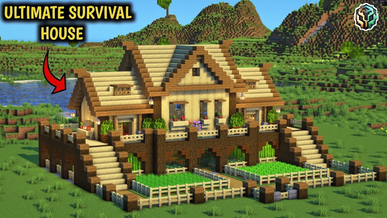 Building the PERFECT Survival House in Minecraft || survival house # ...