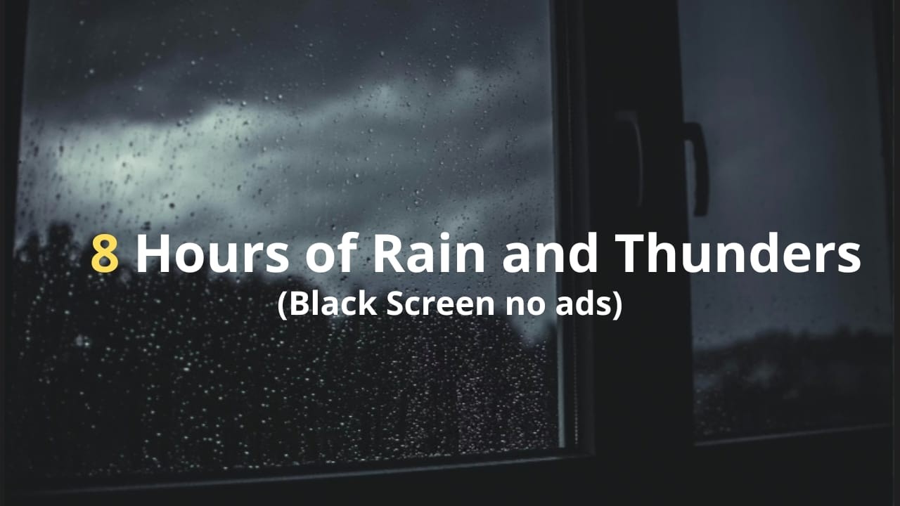 8 housr of the best and most relaxing rain sounds 😴🛌💤#as - YouTube