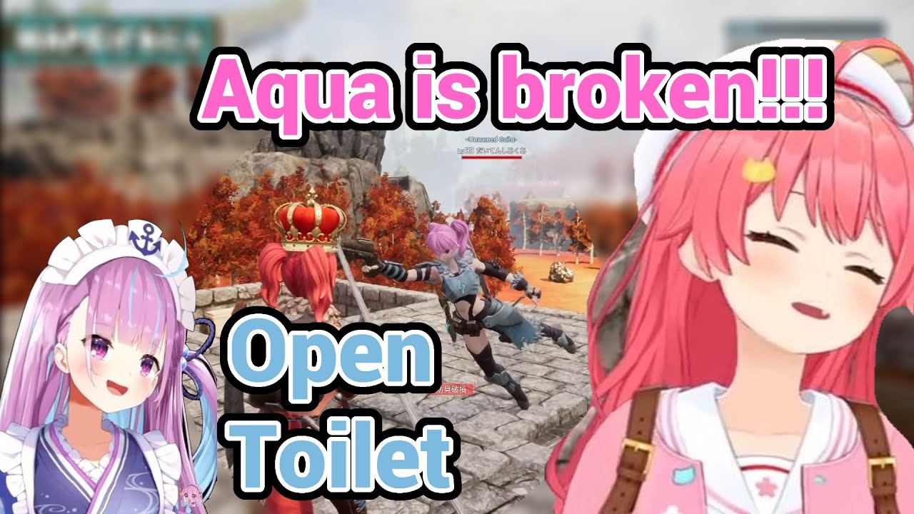 Aqua Show How to "Fly" to Miko and also Miko Tell Why The JP, EN, ID Server is not on 1 server