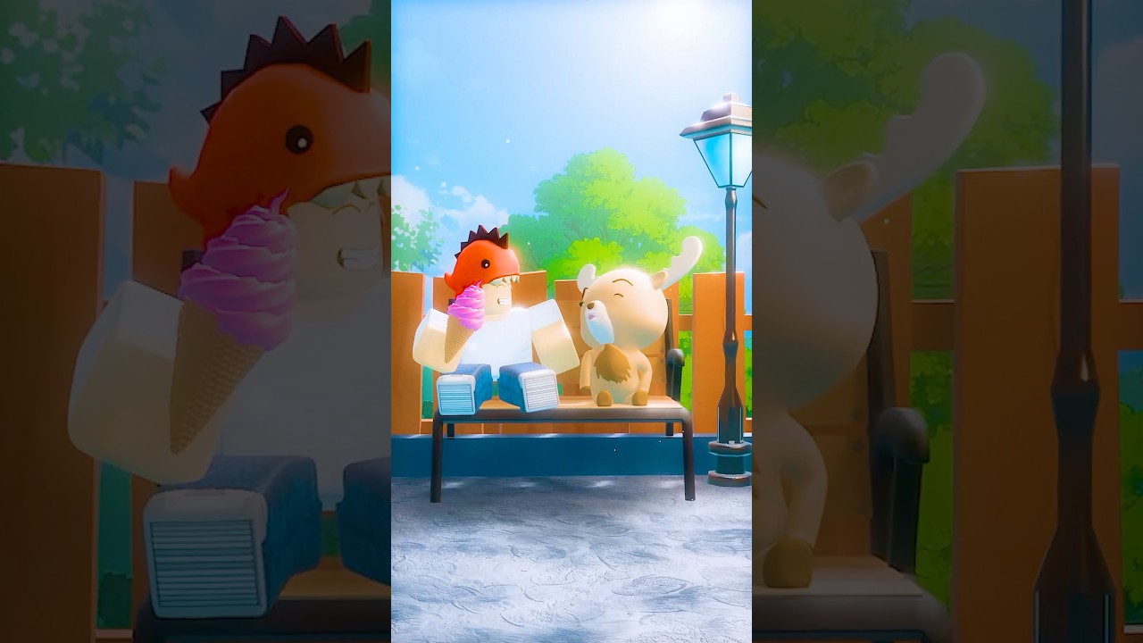 Dino Kid and Deer Past #roblox #shorts #robloxanimation