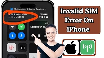 How to Fix Invalid SIM Error on iPhone (2025) | invalid sim Error Problem