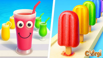 Juice Run VS Popsicle Stack - All Levels Satisfying Walkthrough Gameplay Part 1