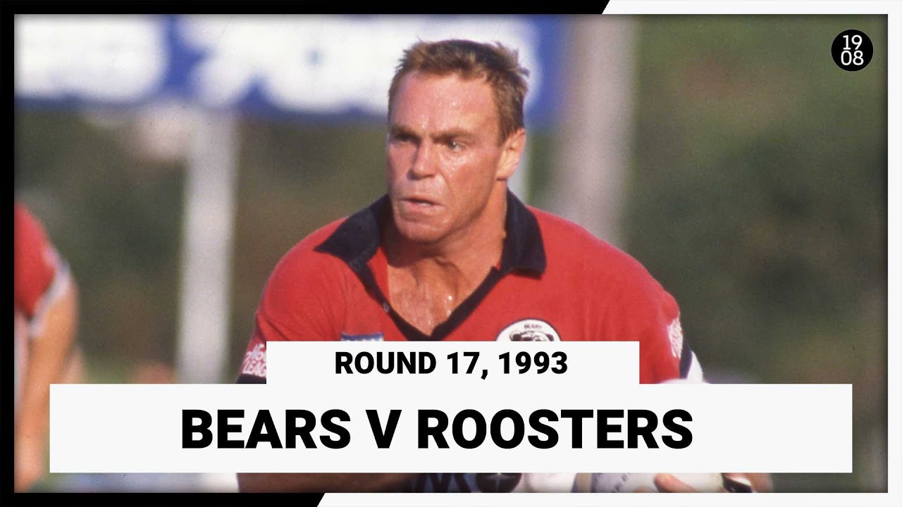 North Sydney Bears v Eastern Suburbs Roosters | Round 17, 1993 | Full Match Replay | NRL Throwback