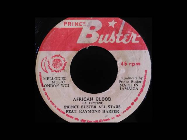 ジャマイカ7” Prince Buster / Raymond Harper With Prince Busters All Stars Three More  / African Blood NONE /00080 sddefault.jpg