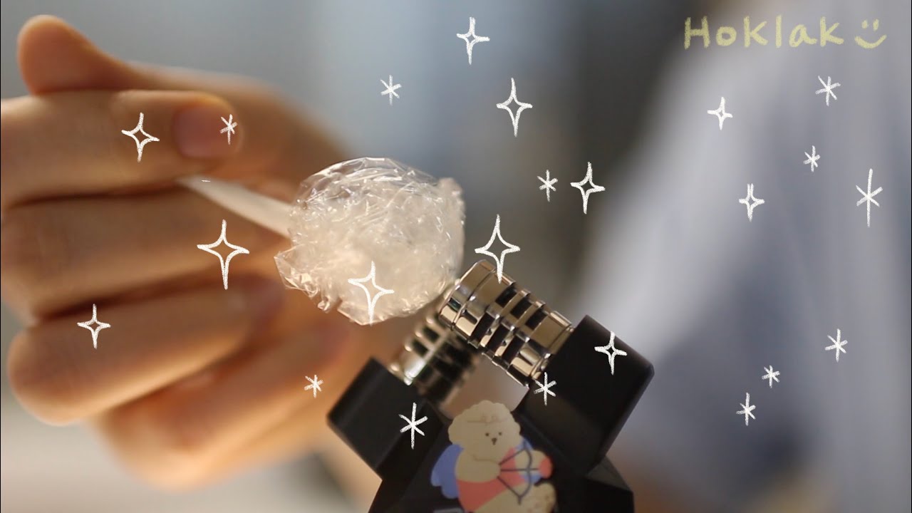 극강의 쫀득함, Big 랩 면봉 트리거 ꒰⋆ꆤ  ̫ ꆤ⋆꒱ | 🎧Ultimate Stickiness, Wrap Swab Trigger | ASMR 