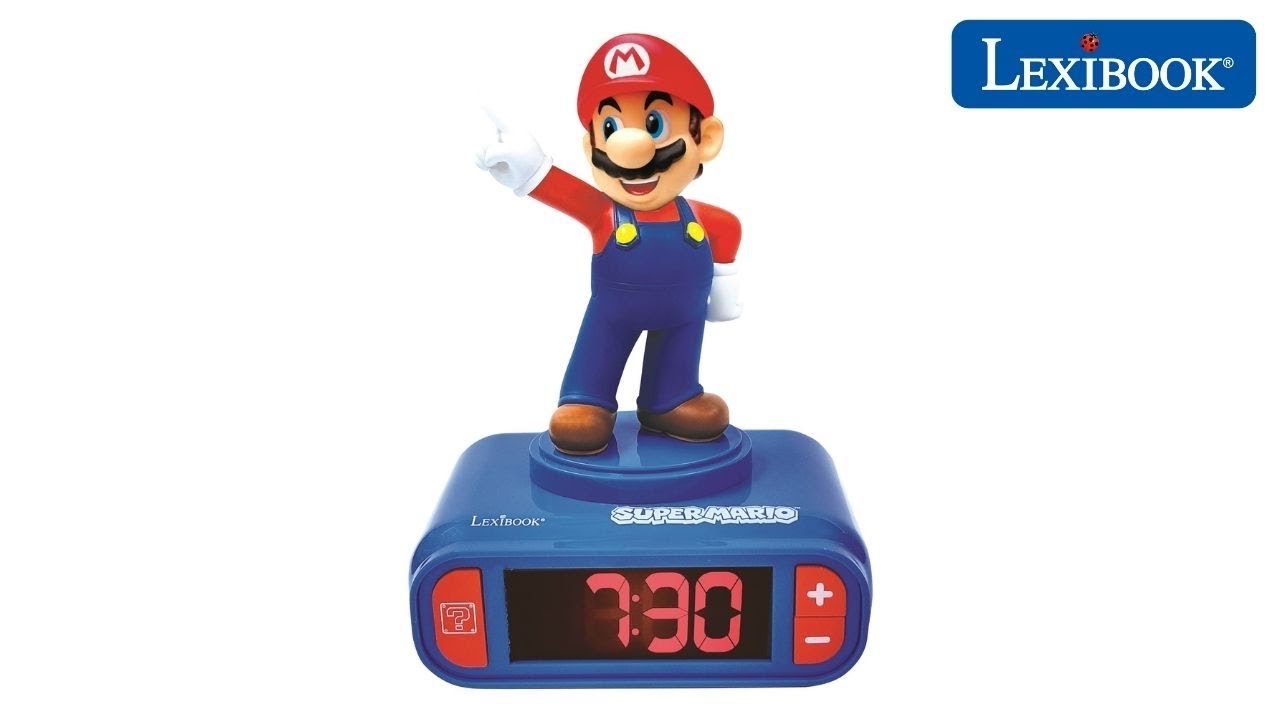 RL800NI - Réveil Super Mario avec effets sonores - Super Mario