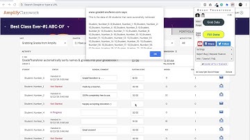 Transfer grades from Amplify to your gradebook using GradeTransferer