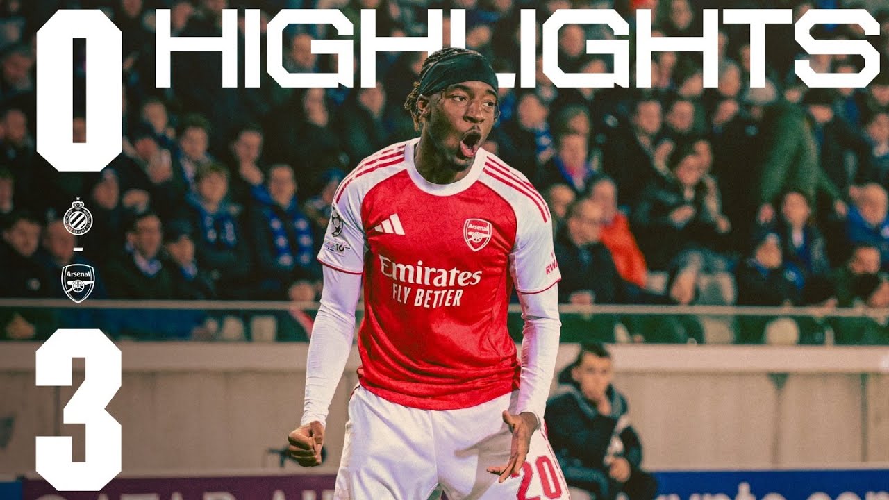 SIX EUROPEAN WINS ON THE SPIN! | HIGHLIGHTS | Club Brugge vs Arsenal (0-3) | Madueke x2, Martinelli