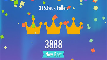Piano Tiles 2 - Feux Follets 3888 score, LEGENDARY WR