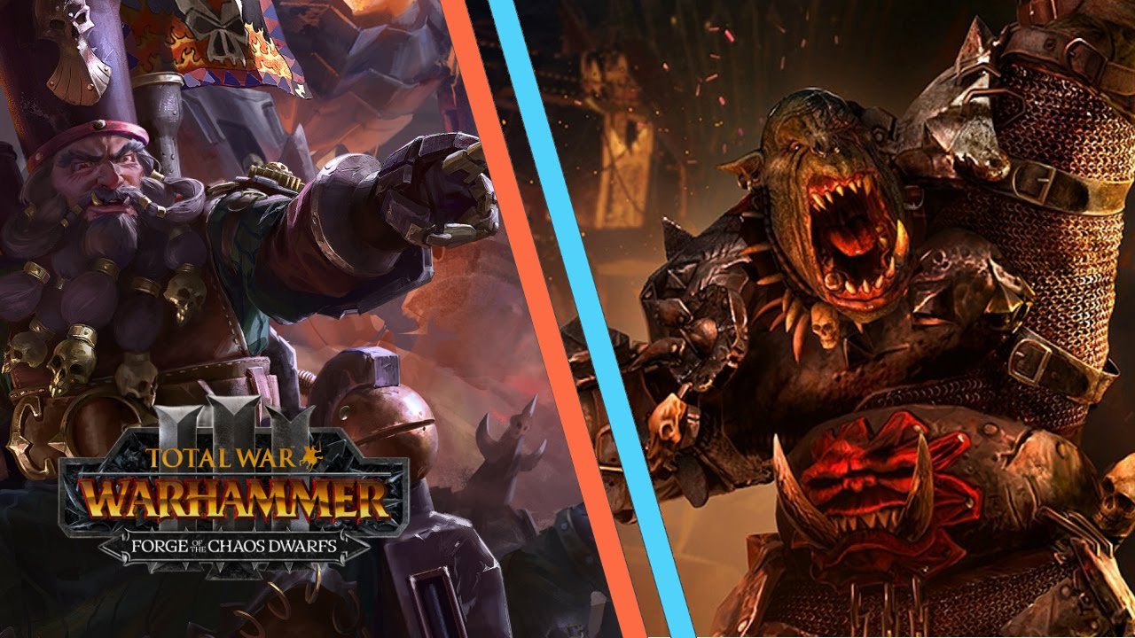 Grimgor vs Chaos Dwarfs: The Black Orc Rebellion - Total War: Warhammer 3 Forge of the Chaos Dwarfs