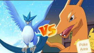 Pokemon Articuno vs charizard full match amv