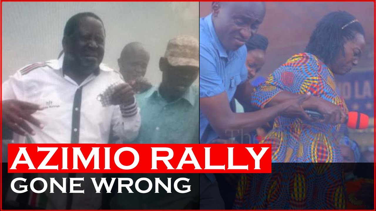 Azimio Rally's KUMEHARIBIKA! Goons Interupts Azimio Rally In Kiambu| News54 - YouTube